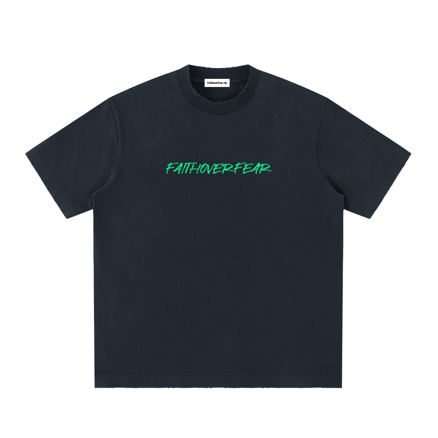 Heavyweight Vintage Washed Frayed T-Shirt