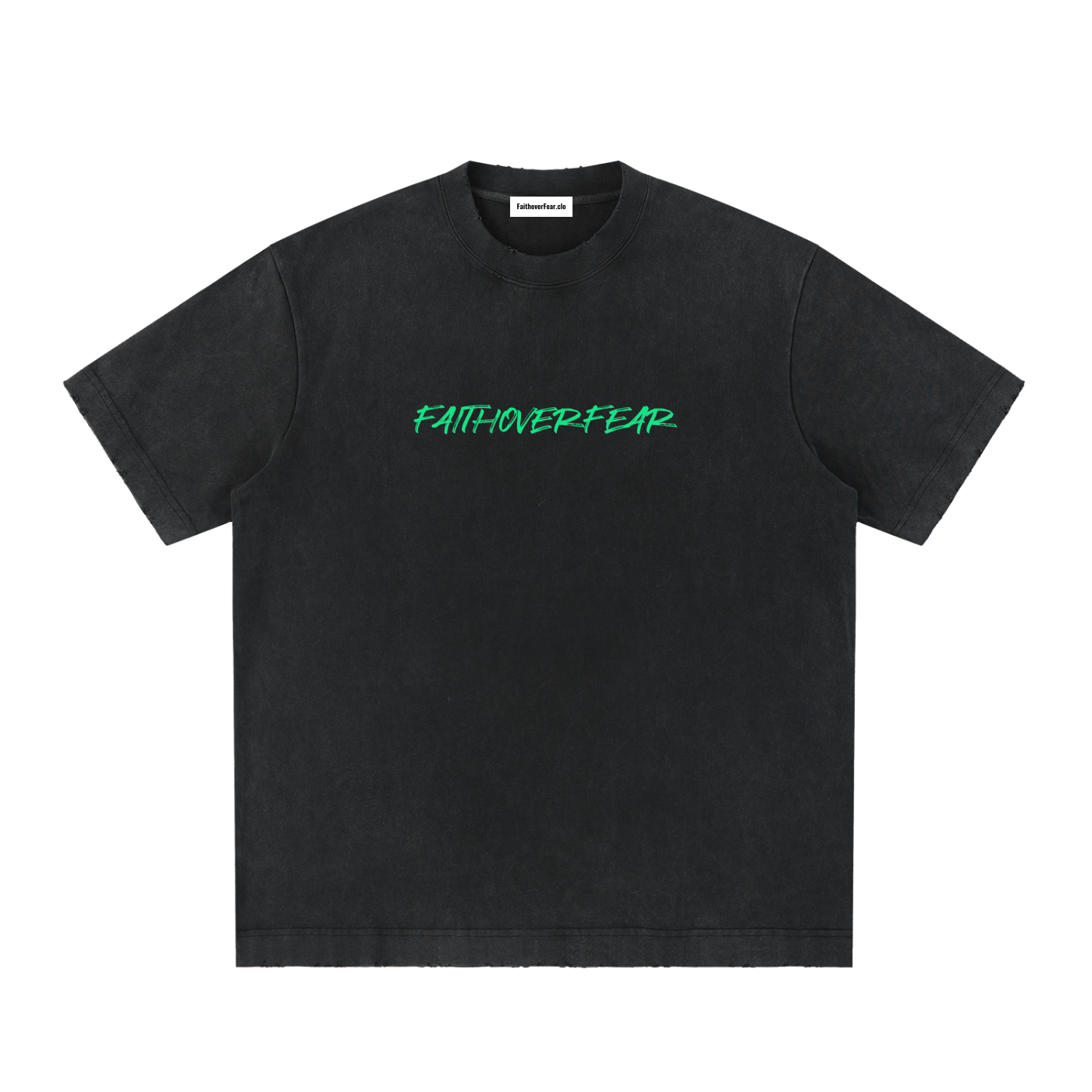 Heavyweight Vintage Washed Frayed T-Shirt