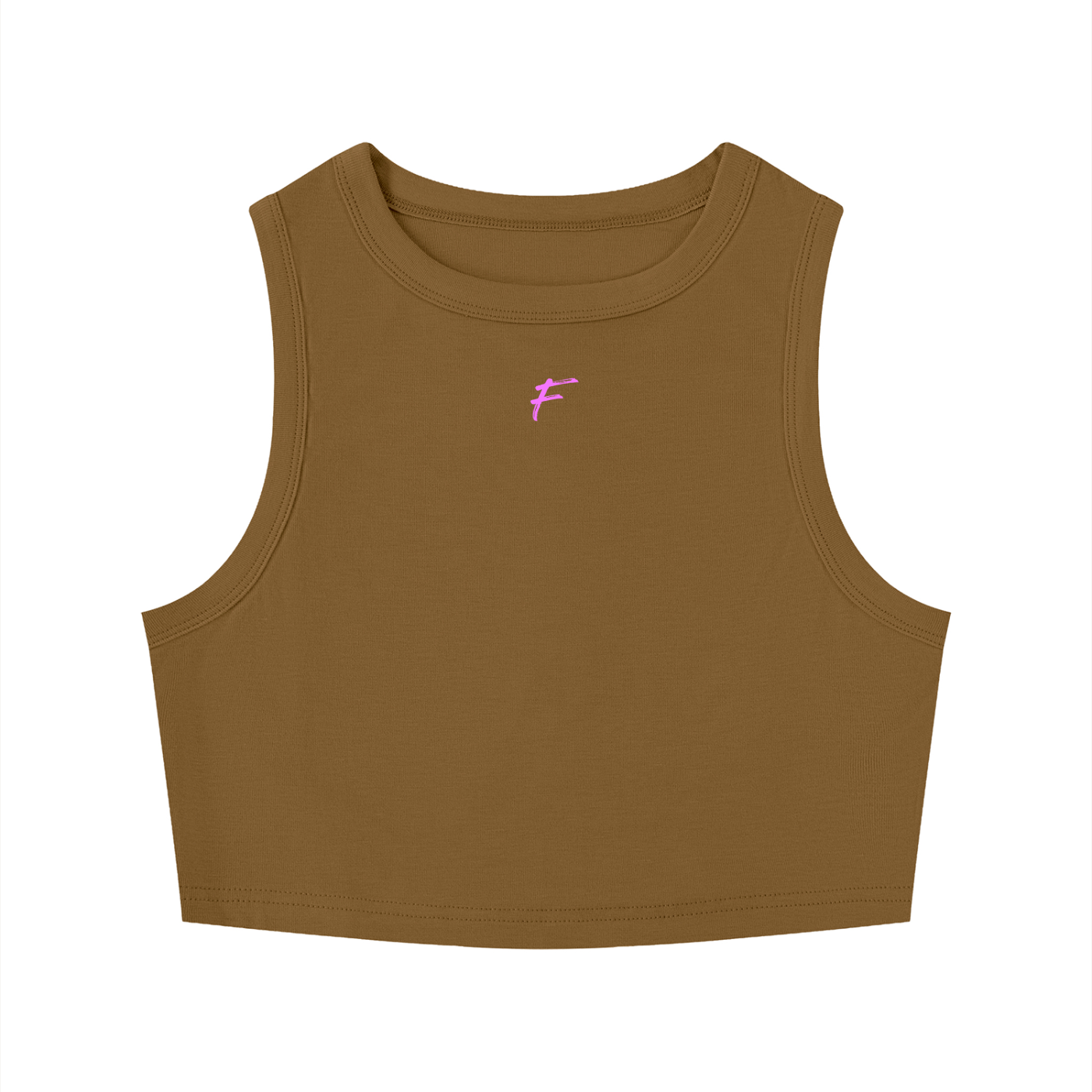 Women's Tight Crewneck Crop Tank Top