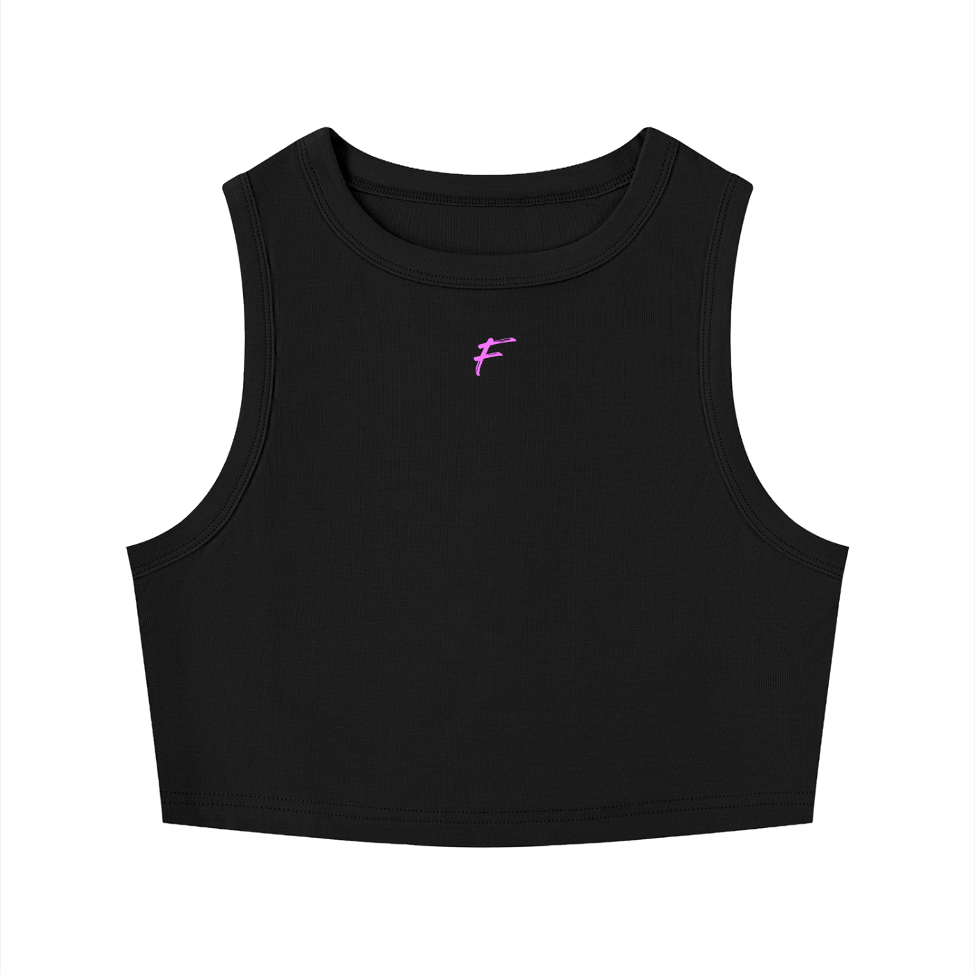 Women's Tight Crewneck Crop Tank Top