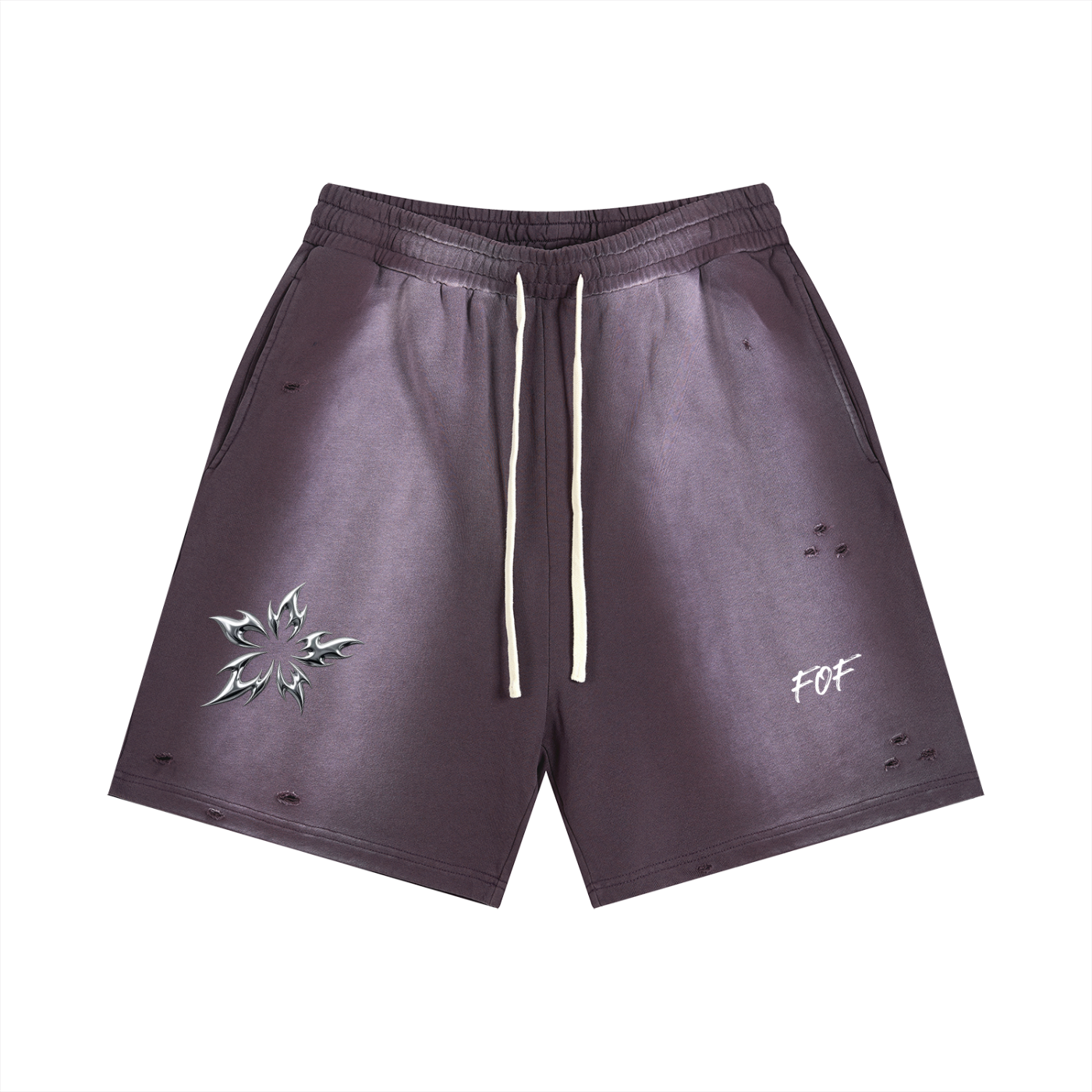 Sun Fade Distressed Shorts