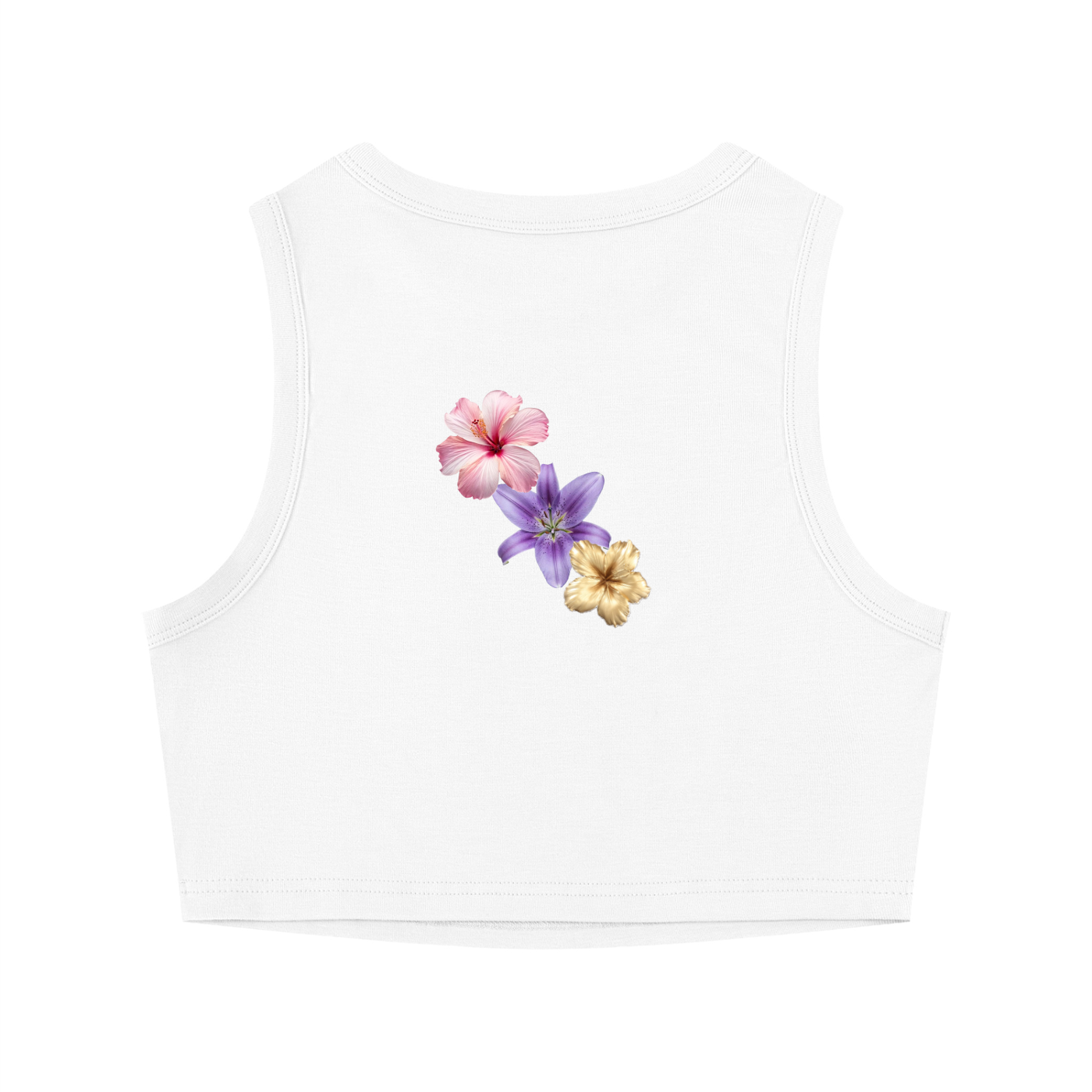 Women's Tight Crewneck Crop Tank Top