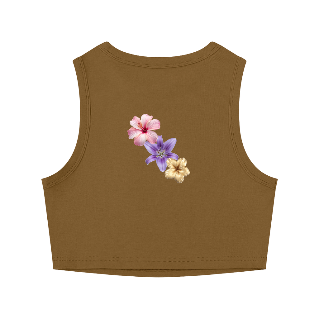 Women's Tight Crewneck Crop Tank Top