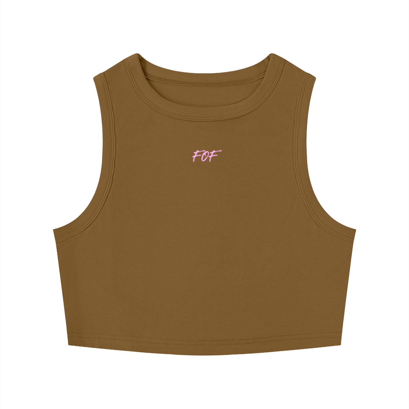 Women's Tight Crewneck Crop Tank Top