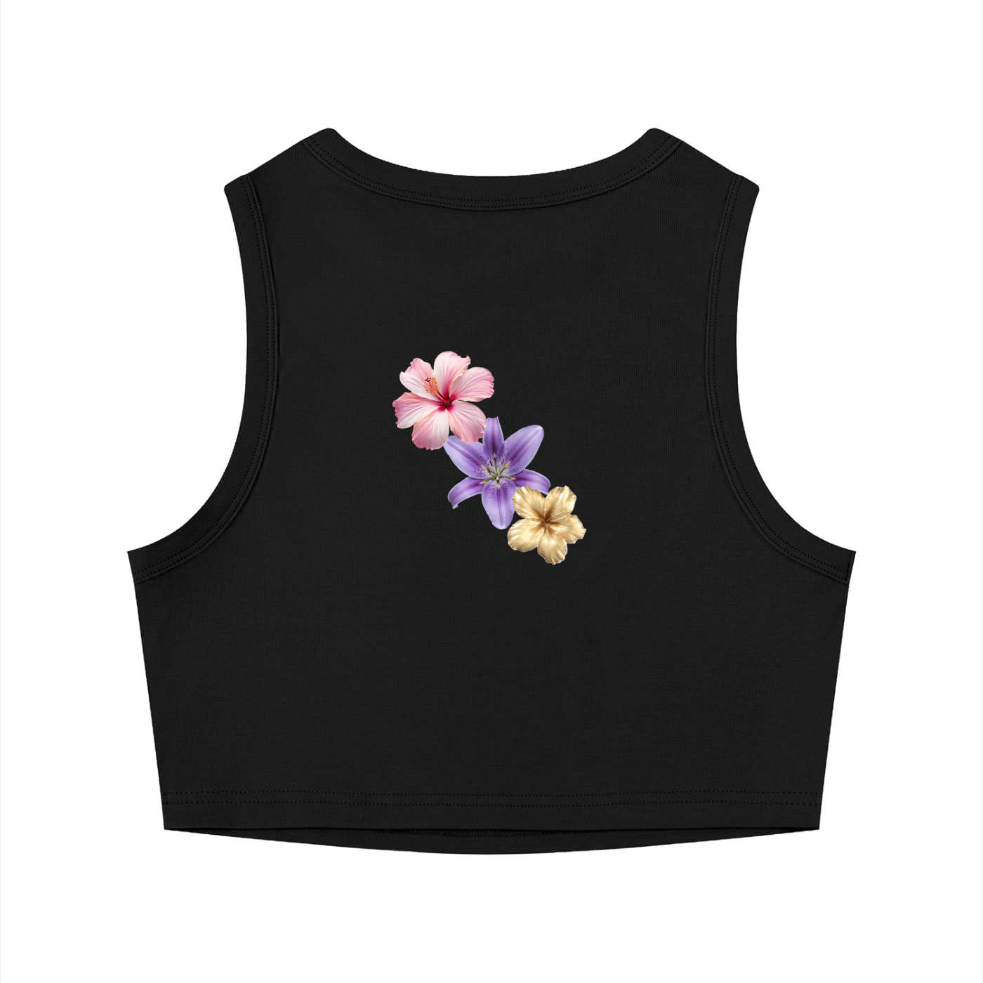 Women's Tight Crewneck Crop Tank Top