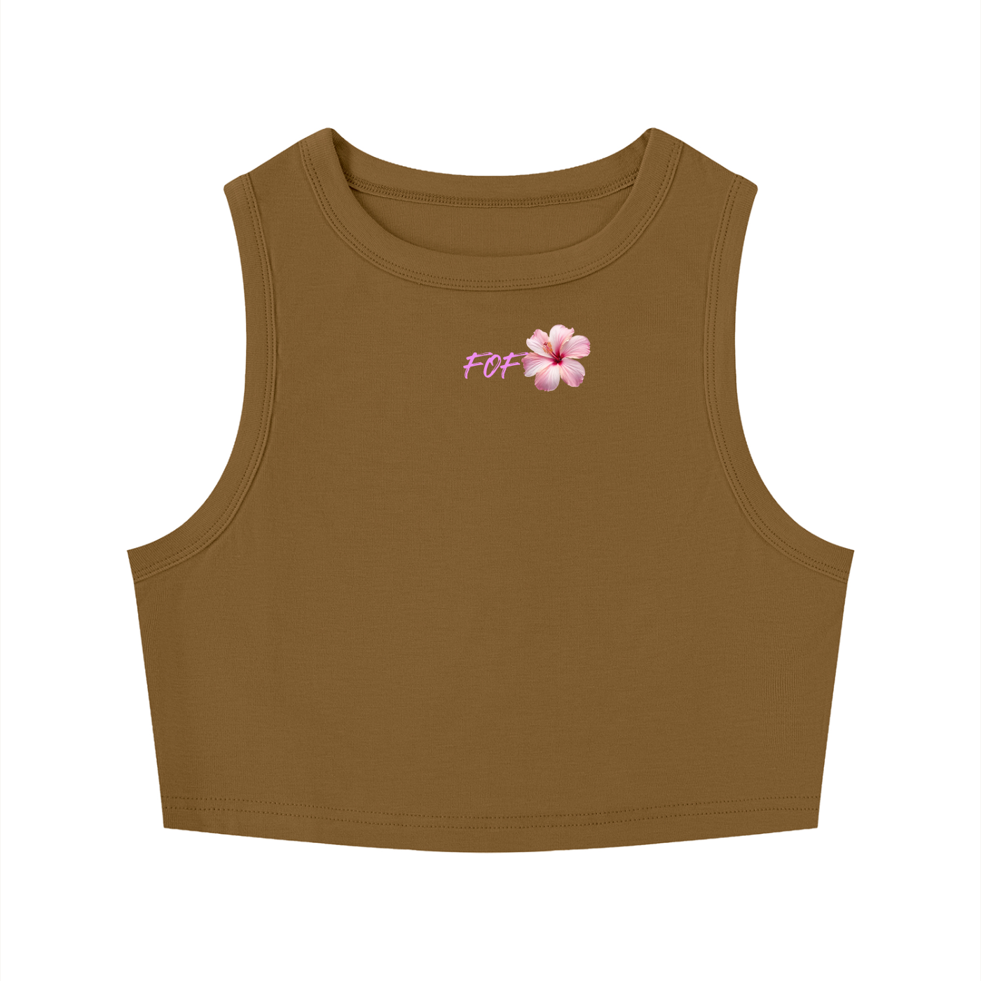Women's Tight Crewneck Crop Tank Top