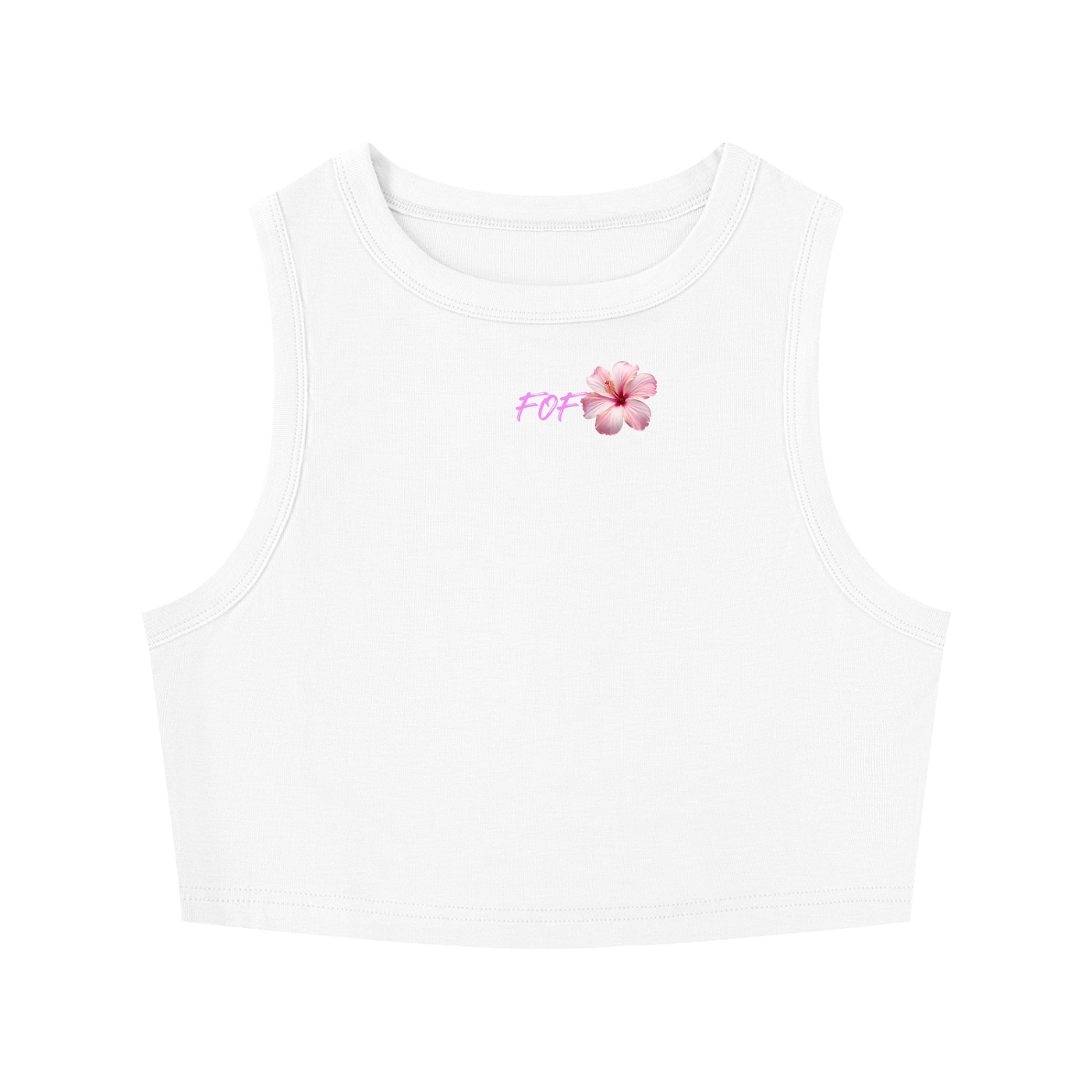 Women's Tight Crewneck Crop Tank Top