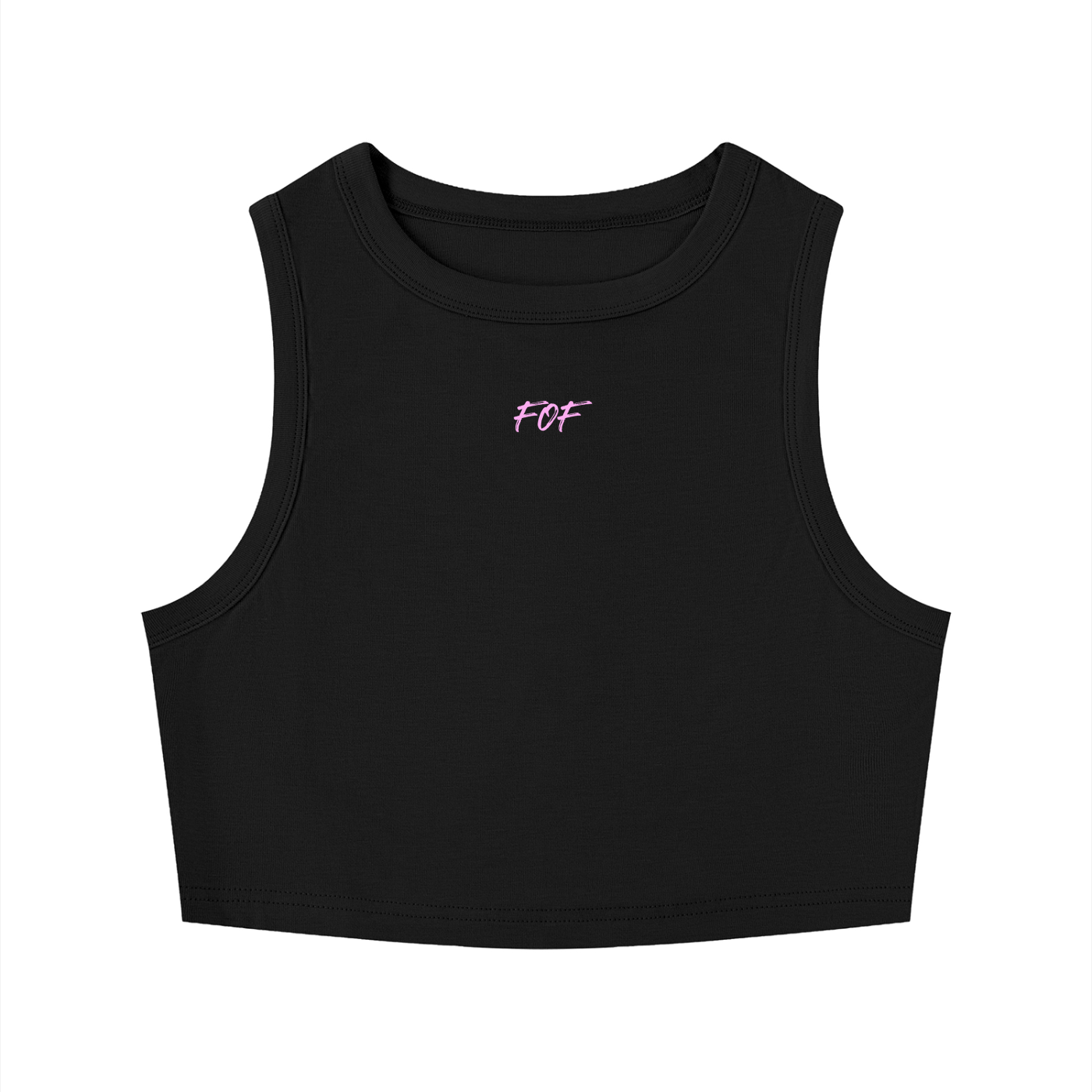 Women's Tight Crewneck Crop Tank Top