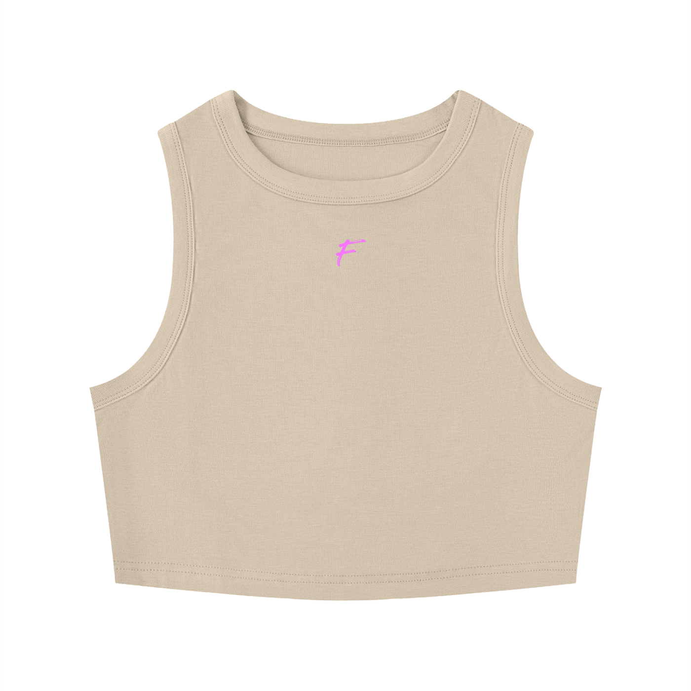 Women's Tight Crewneck Crop Tank Top