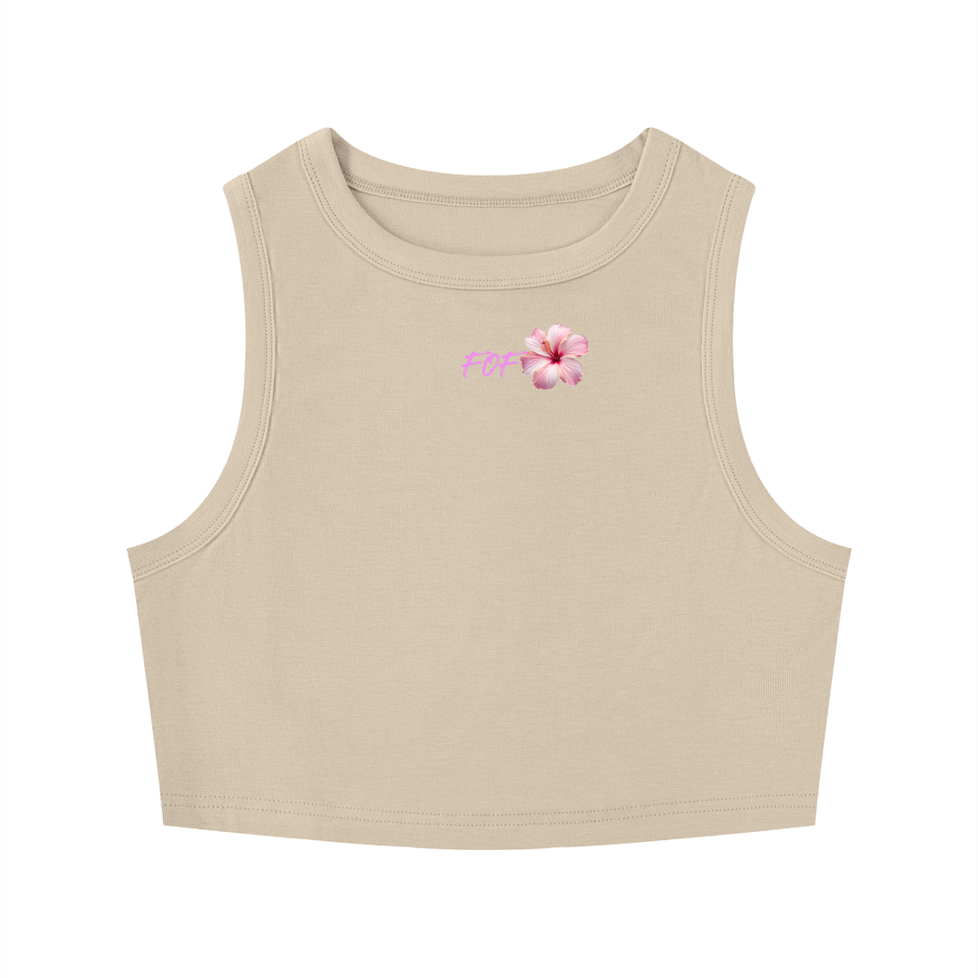 Women's Tight Crewneck Crop Tank Top