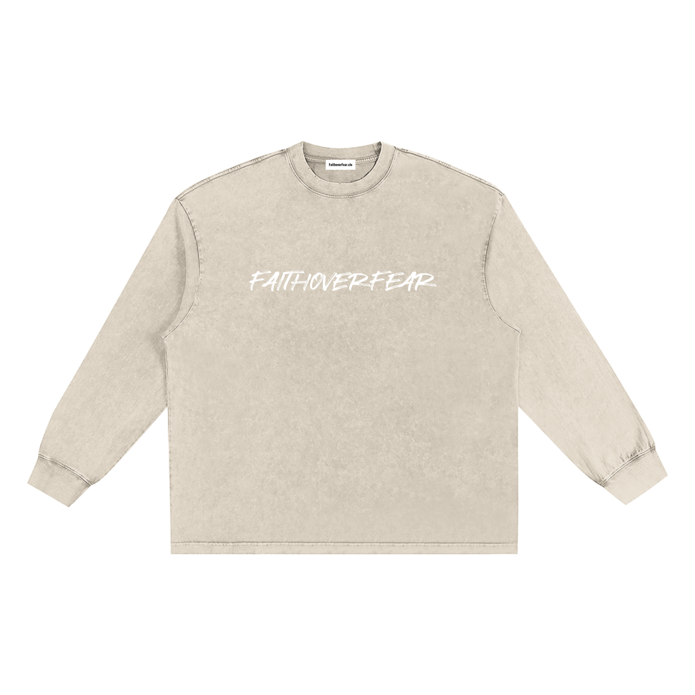Snow Washed Frayed Edge T-Shirt