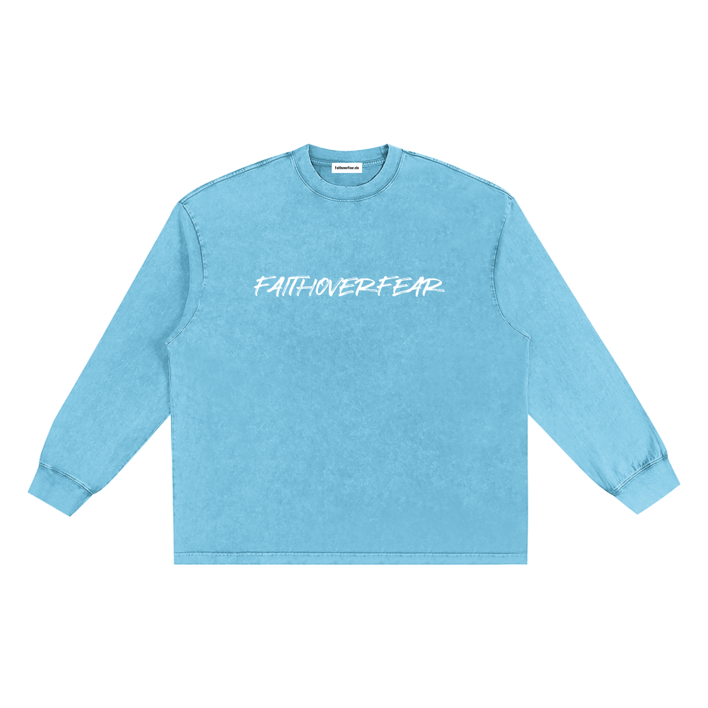 Snow Washed Frayed Edge T-Shirt