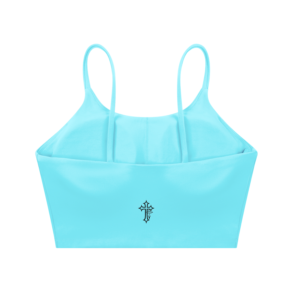 Spaghetti Strap Yoga Sports Bra