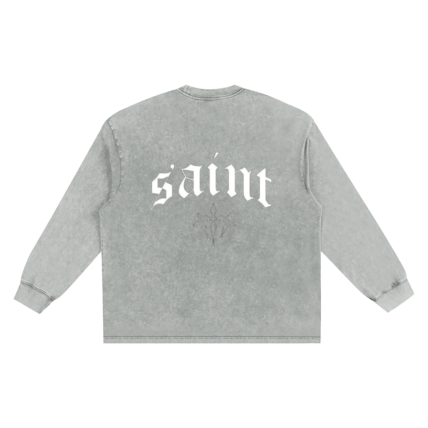 Snow Washed Frayed Edge T-Shirt