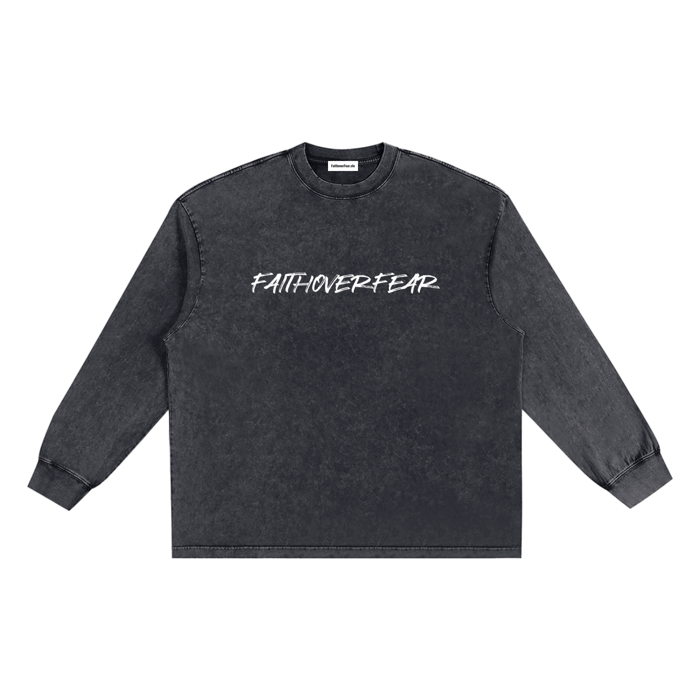 Snow Washed Frayed Edge T-Shirt