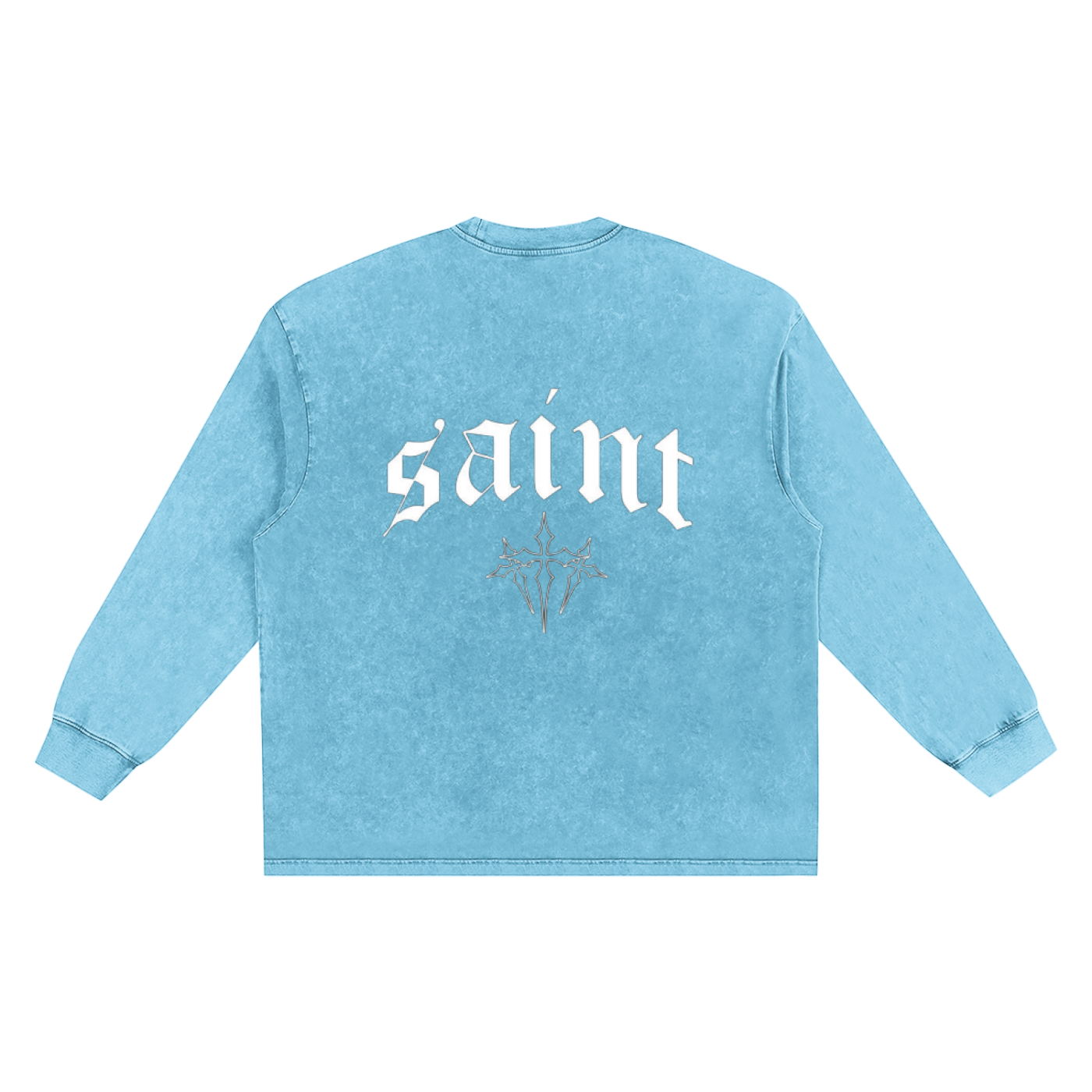 Snow Washed Frayed Edge T-Shirt