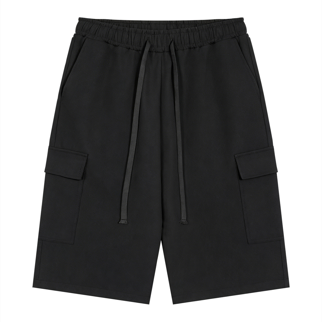 Unisex Drawstring Cargo Shorts