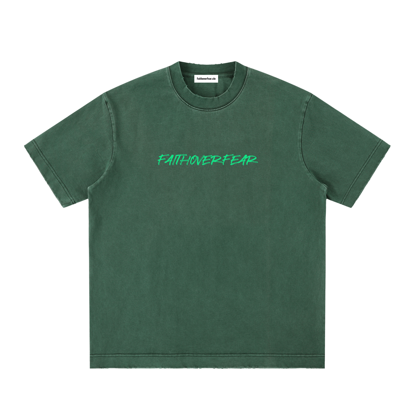 Heavyweight Vintage Washed Frayed T-Shirt
