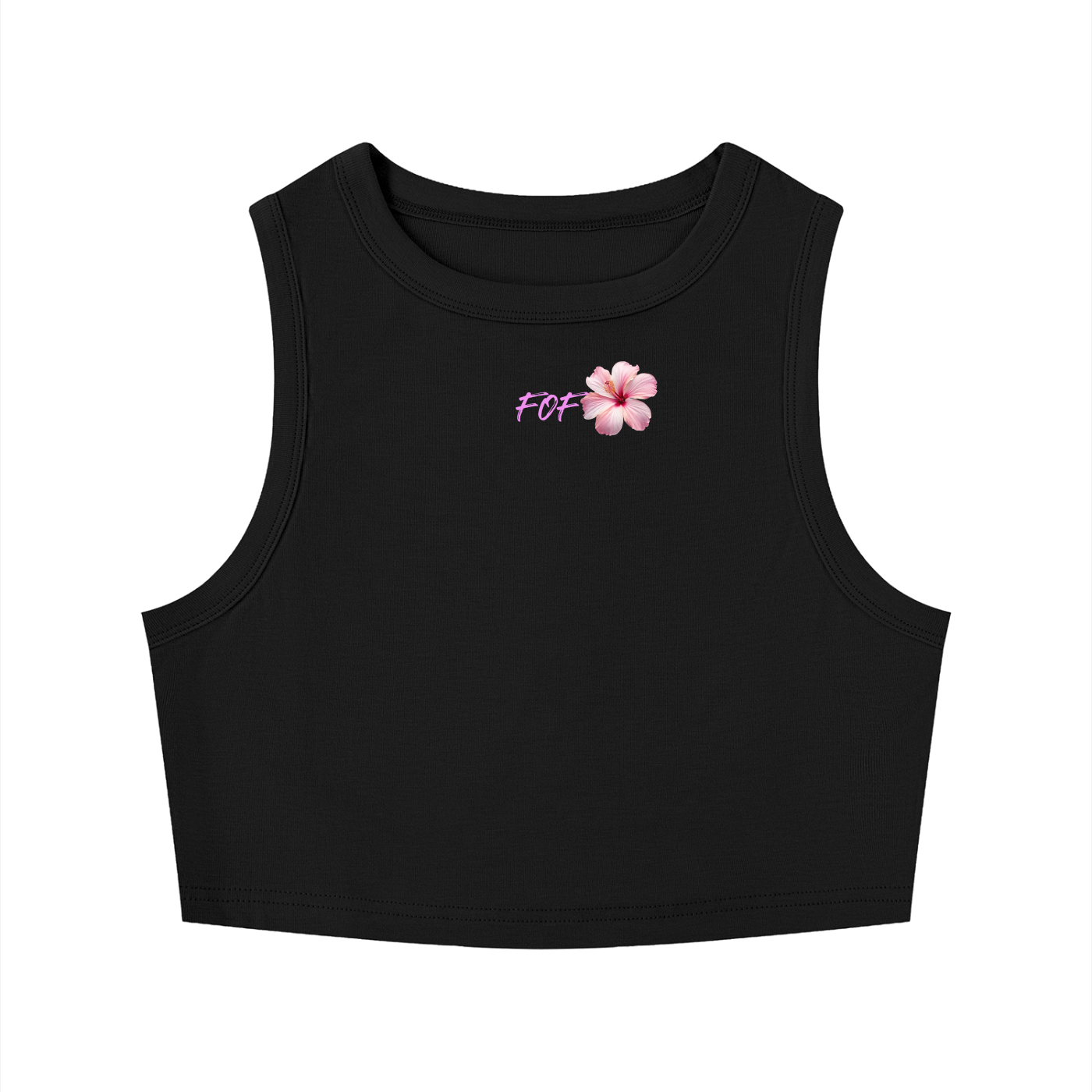 Women's Tight Crewneck Crop Tank Top