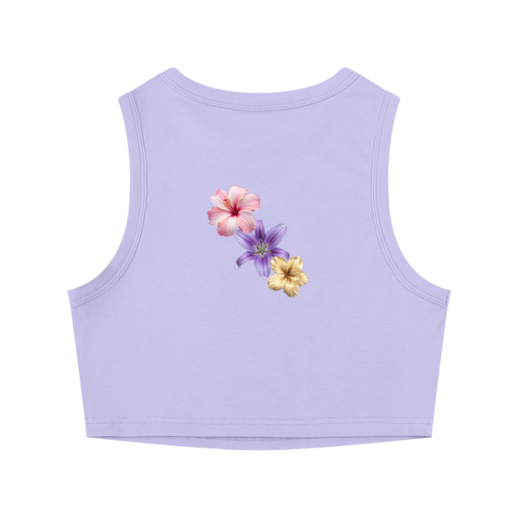Women's Tight Crewneck Crop Tank Top