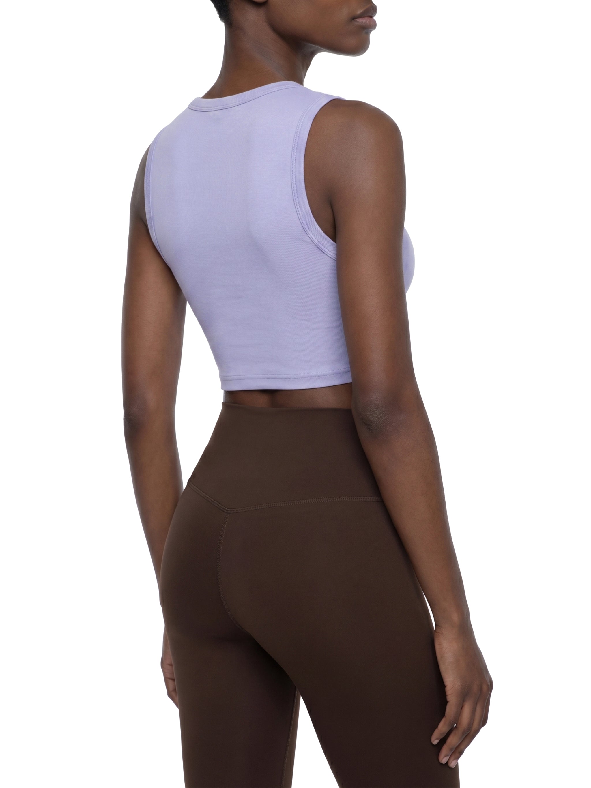 Women's Tight Crewneck Crop Tank Top