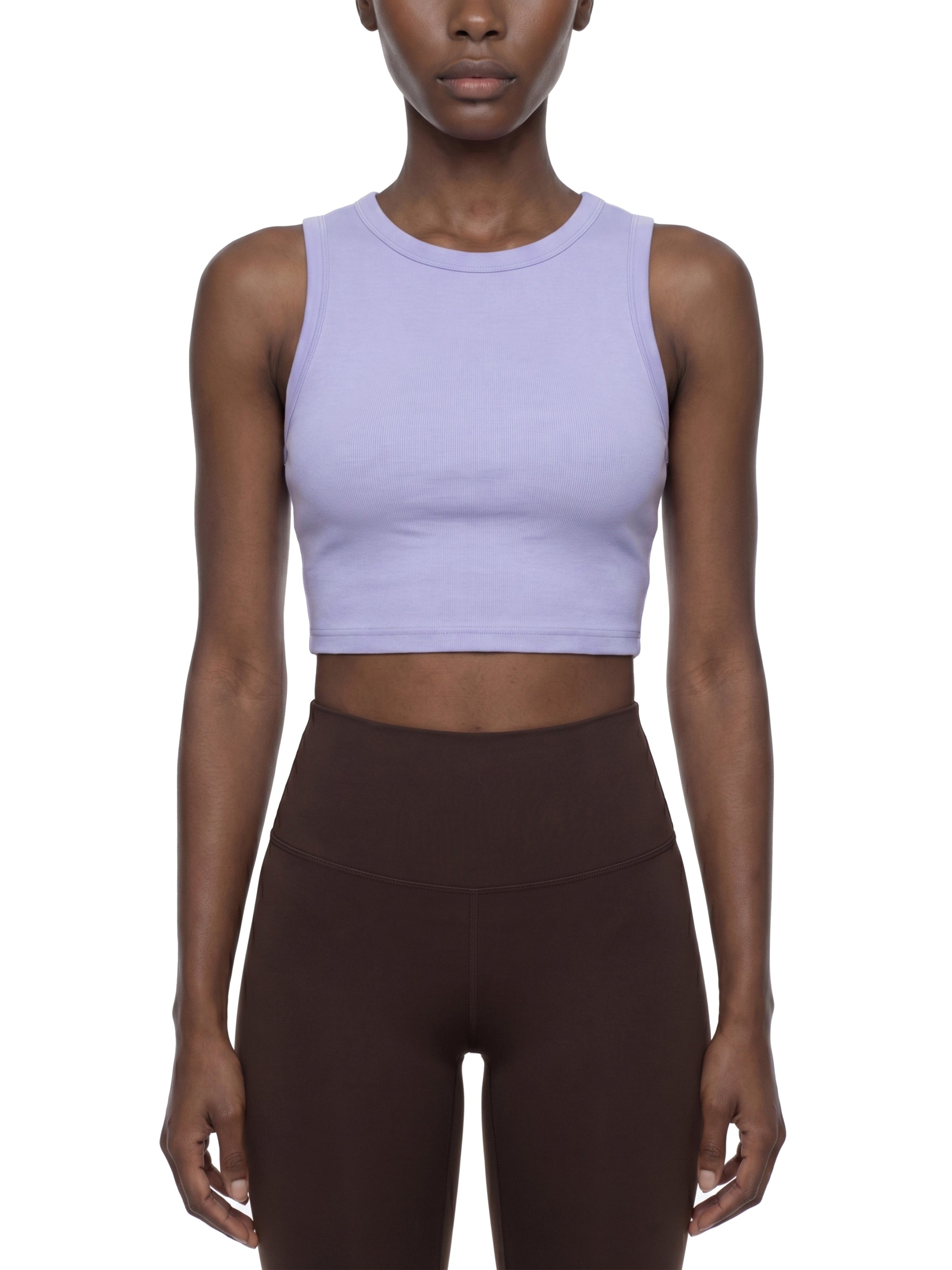 Women's Tight Crewneck Crop Tank Top
