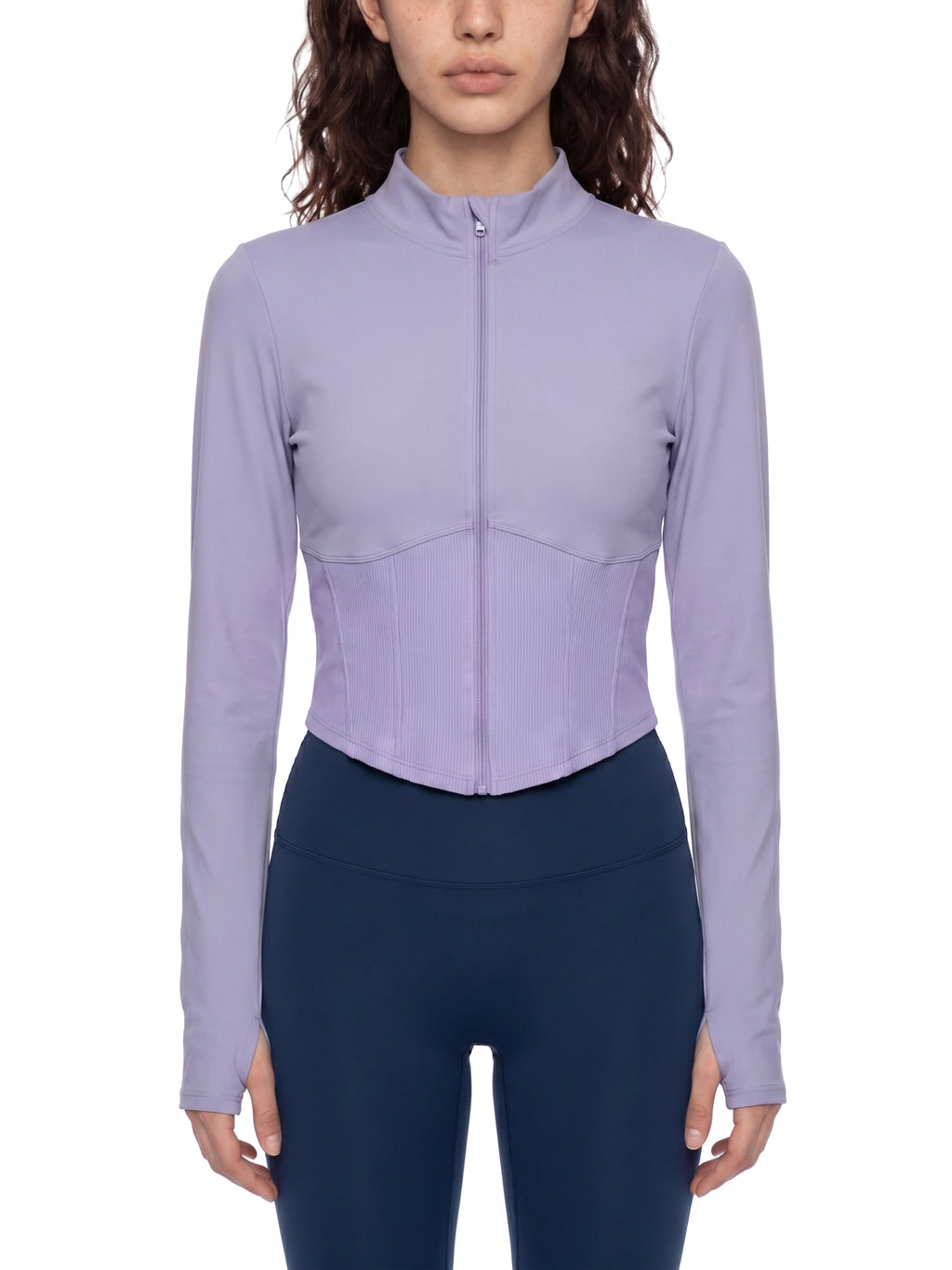 Women's Slim Fit Full-Zip Yoga Jacket