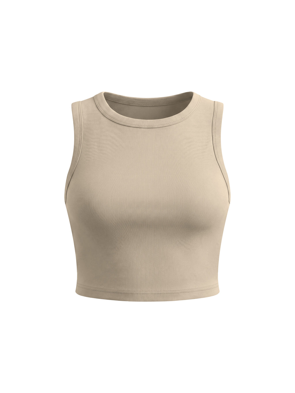 Women's Tight Crewneck Crop Tank Top